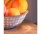 Nicola Spring Patterned Salad & Fruit Ceramic Serving Bowls, 20cm - Set of 3 Designs