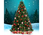 Jingle Jollys 6FT 1.8M Christmas Tree Baubles Balls Xmas Decorations Green Home Decor 800 Tips Green