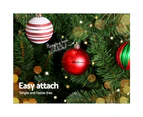 Jingle Jollys 6FT 1.8M Christmas Tree Baubles Balls Xmas Decorations Green Home Decor 800 Tips Green