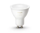 Philips 6.5W Hue Ambiance Smart LED GU10 Light Bulb - White