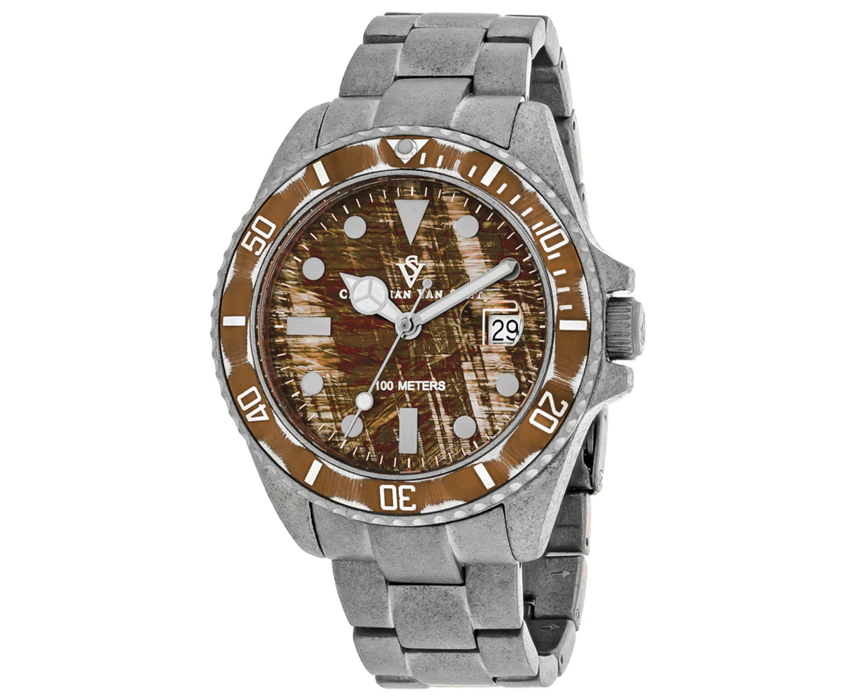 Christian Van Sant Men's Brown Dial Watch - CV5101