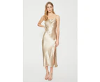 COOPER ST Sahara Slip Dress in Gold