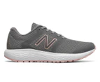 New Balance Women's 420 Wide Fit Running Shoes - Grey/Pink