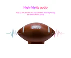 Portable American Football Speaker Bluetooth Radio Outdoor LED Wireless Speakers