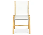 HelloFurniture Eva Kids' Wooden Chair - White/Natural