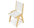 HelloFurniture Eva Kids' Wooden Chair - White/Natural
