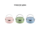 S-0530 Portable One Layer Stainless Steel Insulated Bento Lunch Box 0.7L