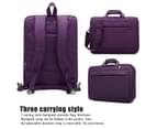 CoolBELL 15.6 Inches Convertible Laptop Backpack-Purple 3