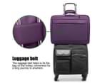 CoolBELL 15.6 Inches Convertible Laptop Backpack-Purple 7