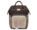 CoolBELL Diaper Bag Backpack Waterproof Nappy Bag-White