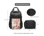 CoolBELL 17.3 Inches Laptop Backpack Nylon Travel Backpack-Black