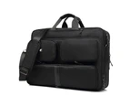 CoolBELL 17.3 Inch Convertible Backpack Nylon Men Women Business Briefcase-Black