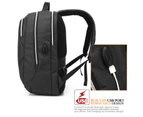 CoolBELL 15.6 Inch Backpack Travel Bag Multi-functional Business Rucksack-Black