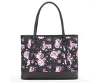 CoolBELL Women Tote Bag 15.6 Inch Laptop Handbag-Black