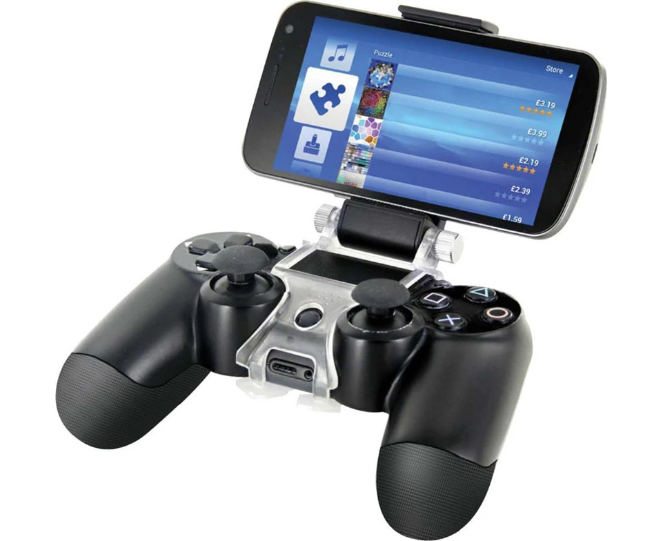 iPhone Android Mobile Phone Smart Clip Clamp Holder for Sony PS4 Playstation 4 Dualshock Game Controller