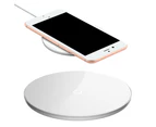 Baseus Wireless Charger Qi 10W Fast Charging for iPhone X 8 XS XR Samsung S10 S9 - White