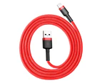 Genuine Baseus 1m Lightning to Usb Cable for apple iPhone X 8 6 1.5A Red