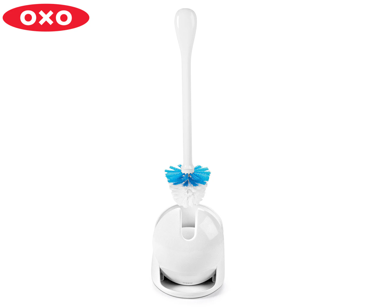 OXO Good Grips Compact Toilet Brush & Cannister Set - White