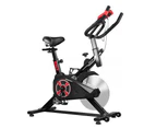 Genki Gym Spin Bike Exercise Cycle Cardio Training Black