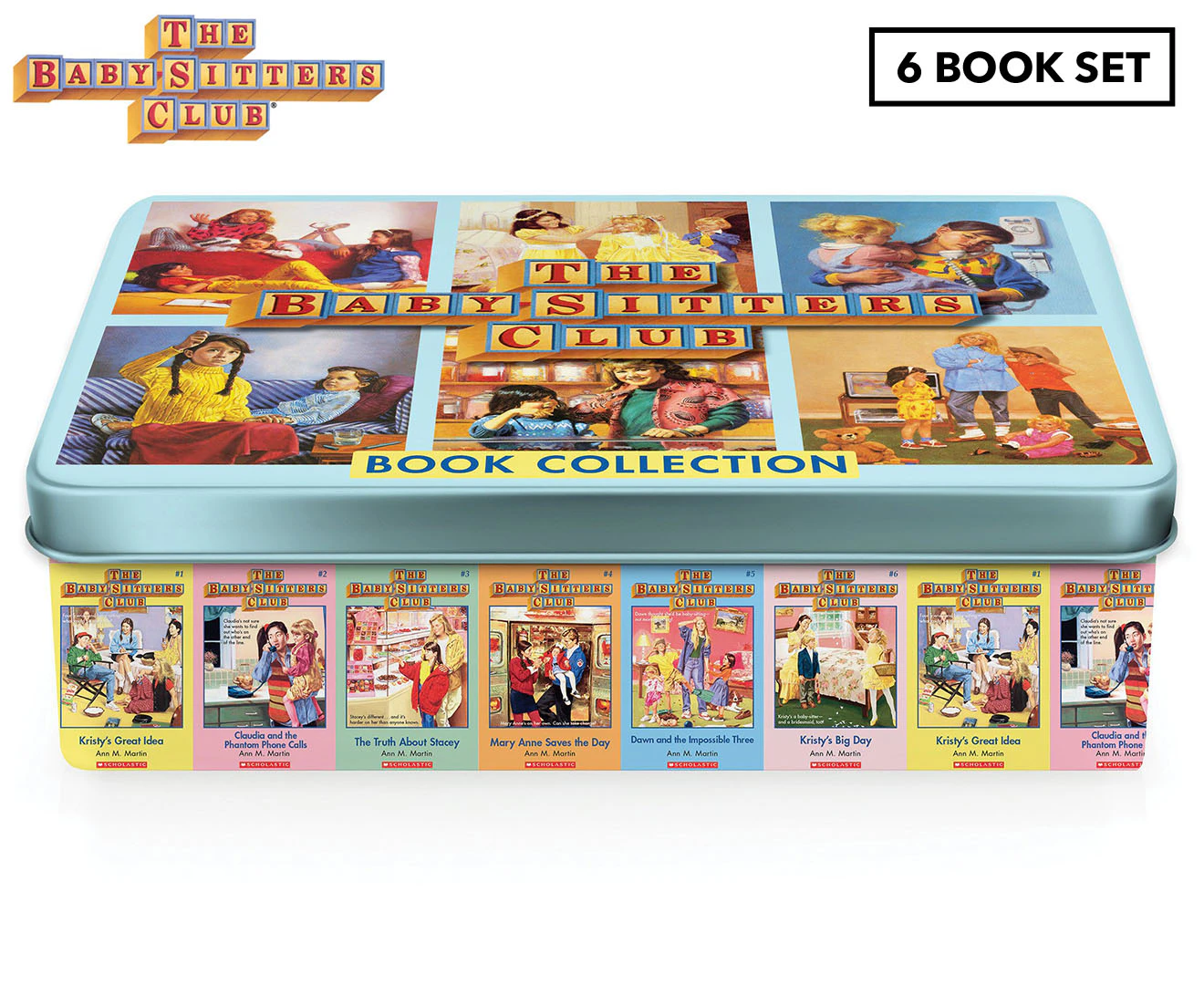 The Babysitters Retro Tin 6-Book Set by Ann M. Martin