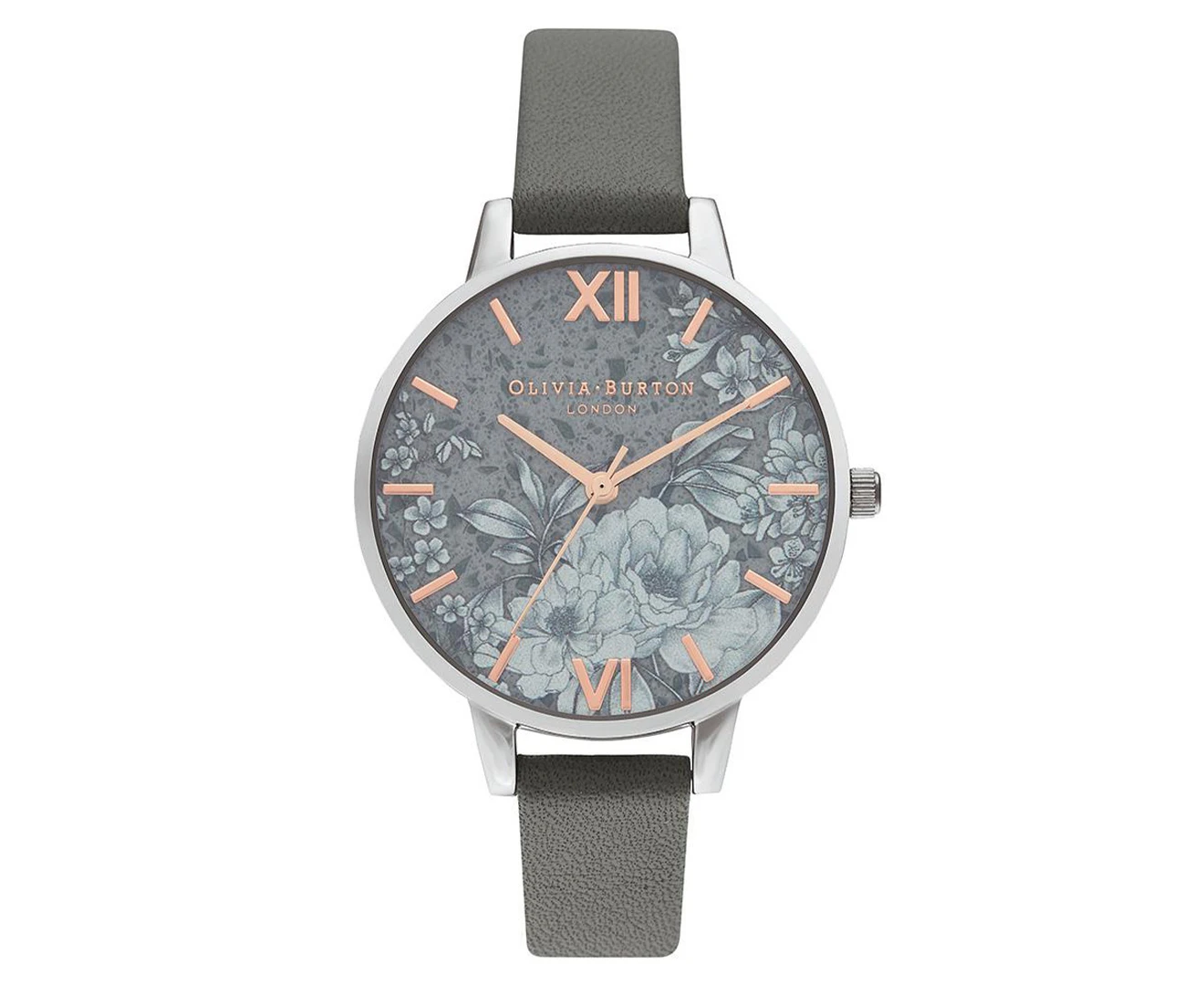 Olivia Burton Ob16tz05 Womens Grey Watch Quartz 34mm