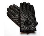 RUMI MAN Men's RUMI Black Leather Gloves