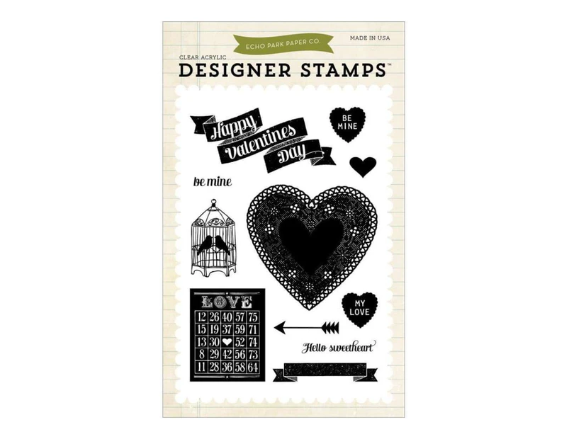 Echo Park Hello Sweetheart Stamp