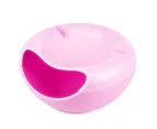 Creative Double-deck Snack Food Storage Box Melon Seeds Container - PINK