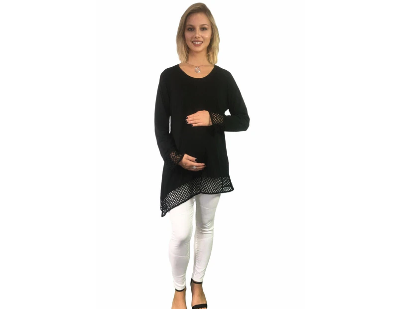 Maternity Top - Lace Detail