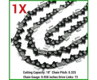 1X Chainsaw Chain 18" FIT MORRISON CHAINSAW 45CC EUII YR4503 46CC MCS46