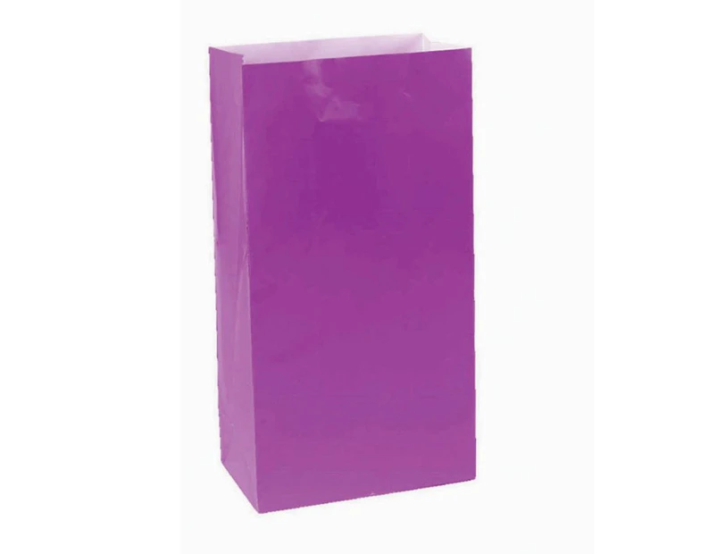 Large Paper Bag New Purple Treat Bags