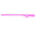 Hot Pink Willy Straws 10pk