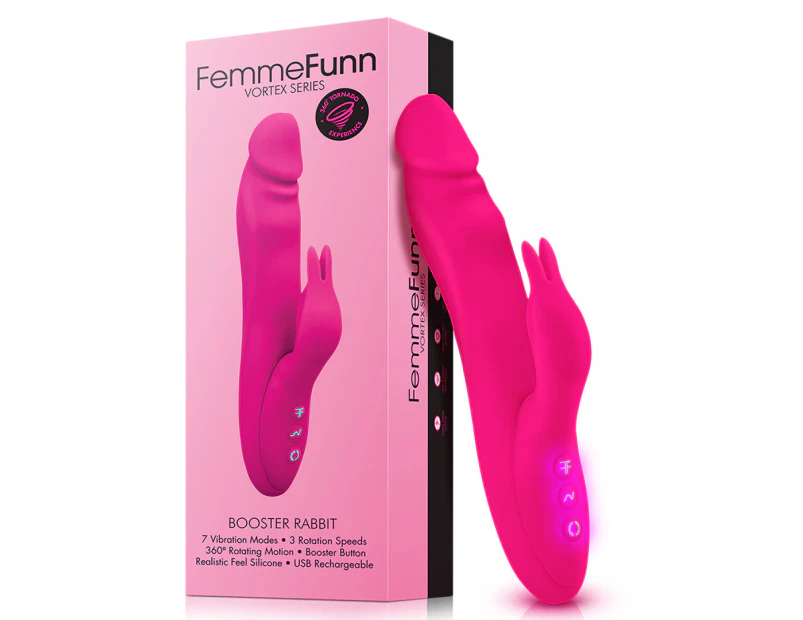 Femme Funn Booster Rabbit - Pink