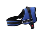 New Large Dog Adjustable Harness Support Pet Training Control Safety Hand Strap - Blue