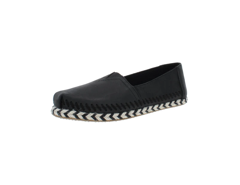 Toms Womens Classic Leather Flat Espadrilles