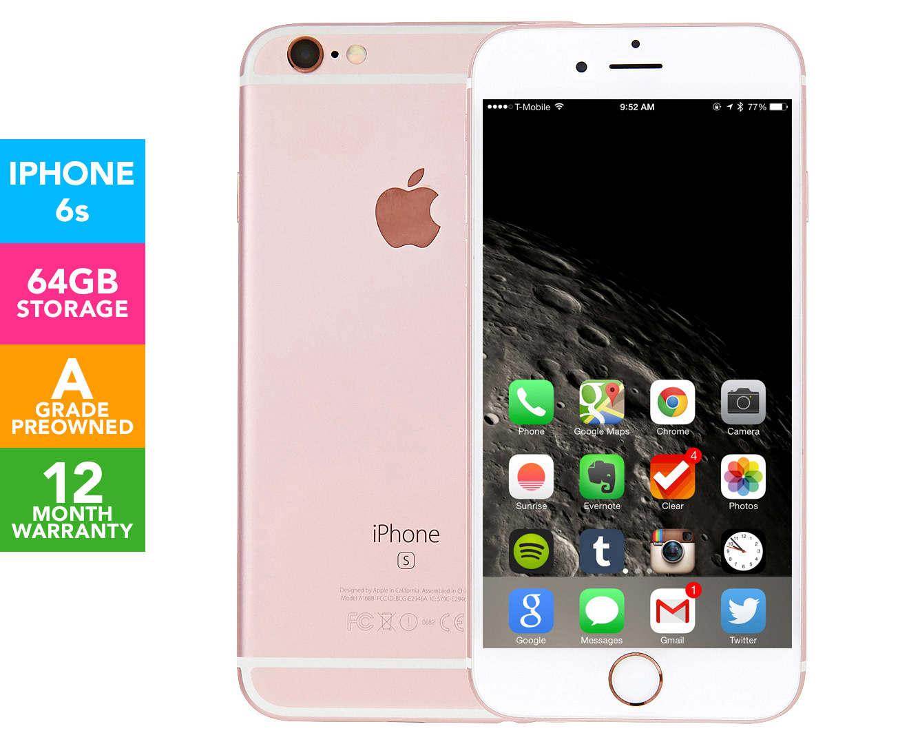 Pre-Owned Apple iPhone 6s 64GB - Rose Gold | Catch.com.au