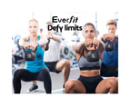 Everfit 12KG Kettlebell Kettle Bell Kit Set Weights Fitness Exercise Home Gym