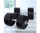 Everfit 35KG Dumbbell Set Weight Dumbbells Plates Home Gym Fitness Exercise