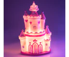 Princess Castle LED Table Lamp - Pink