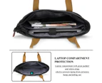 FOSTAK Laptop Tote Bag 15.6 Inch Women Shoulder Bag