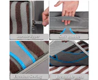 NiceEbag Packing Cubes 4 Set Travel Luggage Organizers with Durable Laundry Bag