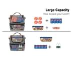 LOKASS Lunch Bags for Women Double Deck Insulated Lunch Box Large Cooler Tote Bag 9