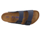 Birkenstock Unisex Arizona Soft Footbed Regular Fit Sandals - Navy