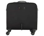 SWIZA Cassus 40x44cm Spinner Trolley Luggage/Suitcase - Black