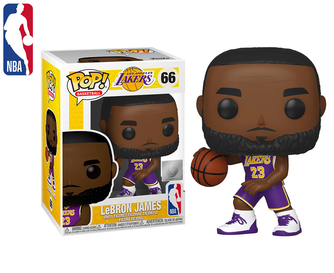 NBA Lakers LeBron James Funko Pop! Vinyl figure sports – Tall Man Toys &  Comics