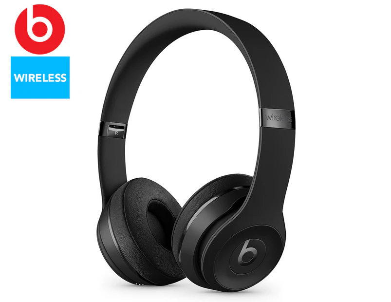 Beats Solo3 Icon Collection Bluetooth Wireless On-Ear Headphones - Black