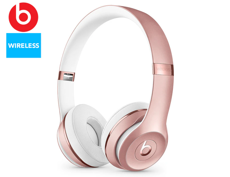 Beats Solo3 Bluetooth Wireless On-Ear Headphones - Rose Gold