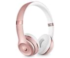 Beats Solo3 Bluetooth Wireless On-Ear Headphones - Rose Gold 5