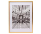 Set of 2 Cooper & Co. 10x13" Premium Metallicus Metal Photo Frames - Gold