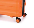 Antler Juno II 2-Piece Hardcase Spinner Luggage/Suitcase Set - Orange